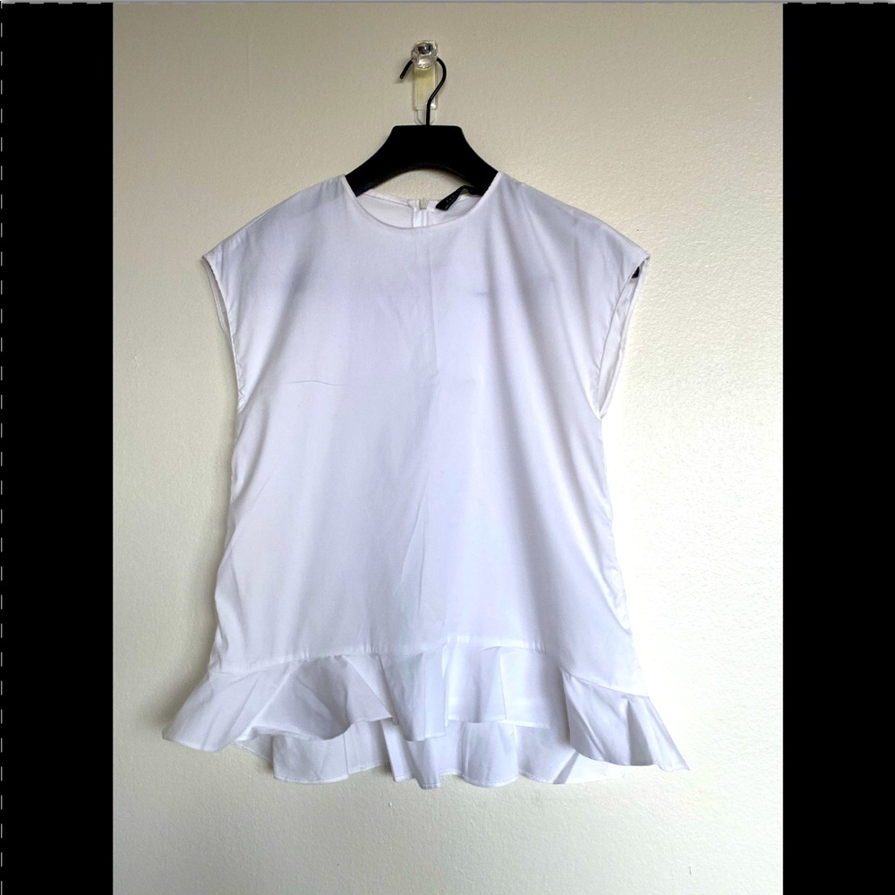 Zara Ruffle Hem Top